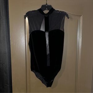 Black Sheer Bodysuit